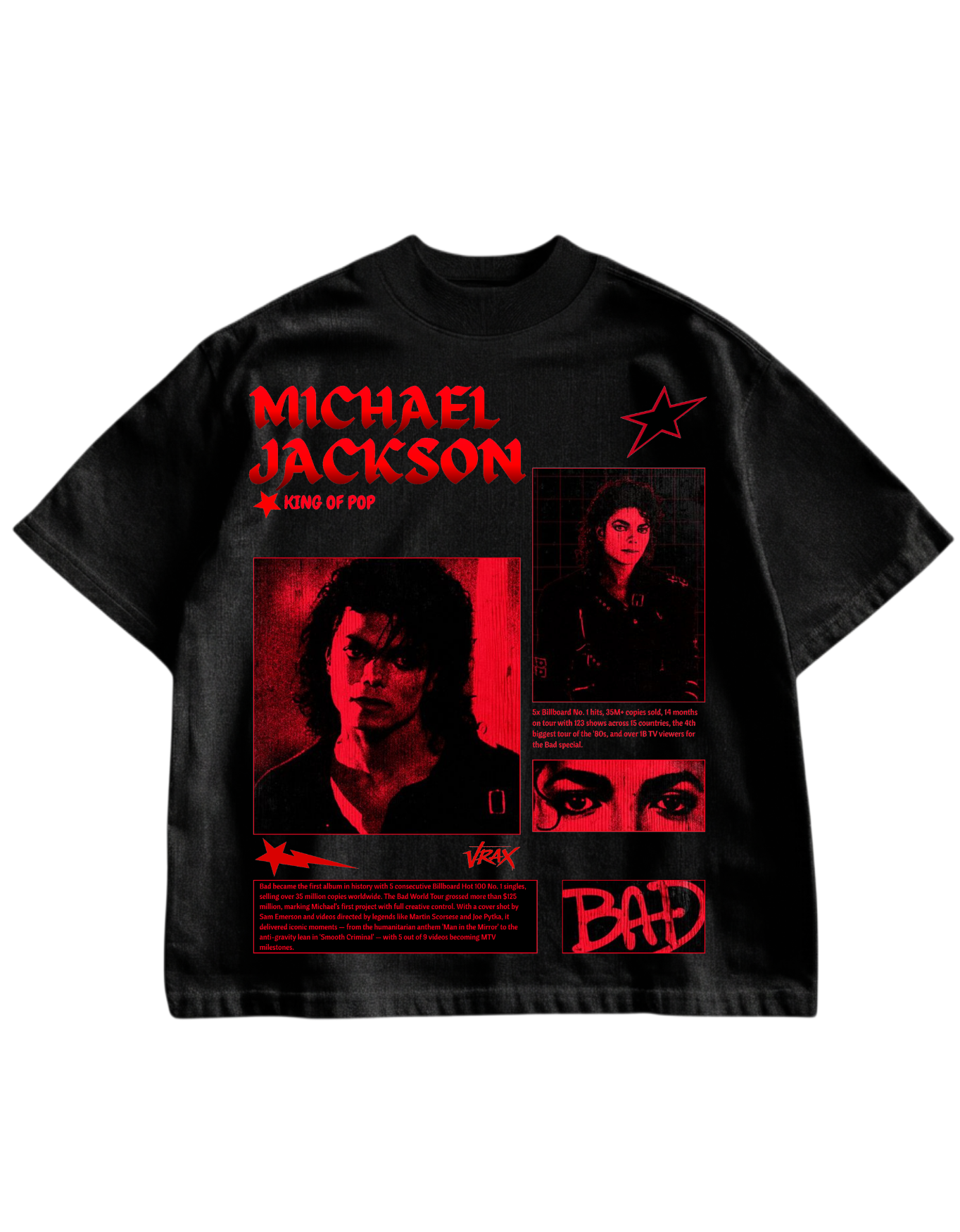 Michael Jackson Premium Oversized Tee