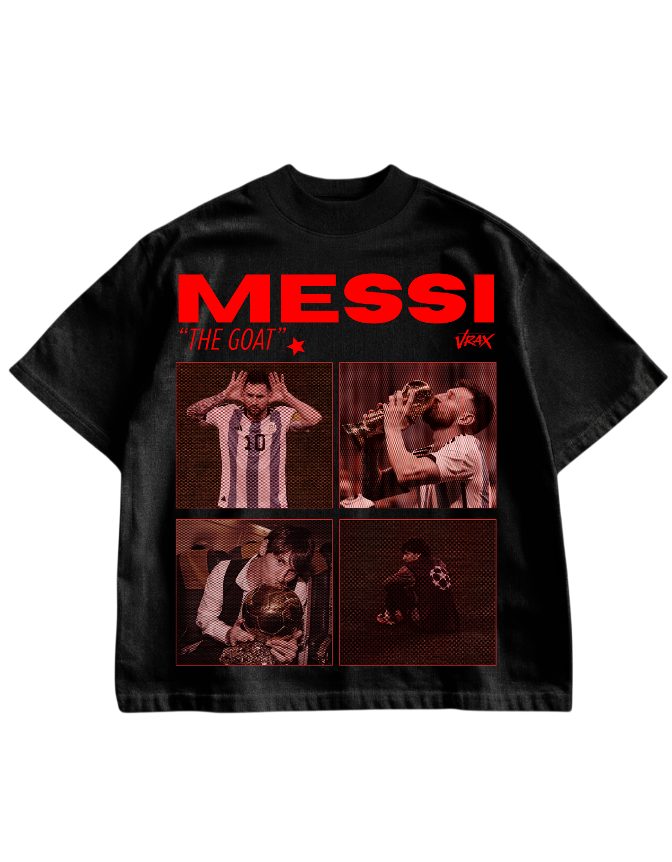 MESSI "The GOAT" Premium Oversized Tee