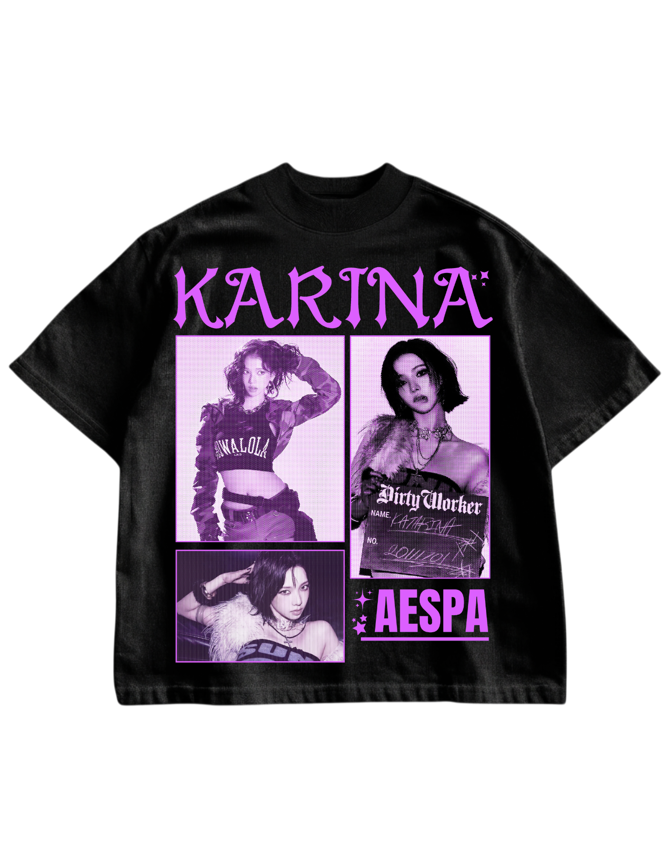 Karina AESPA Premium Oversized Tee
