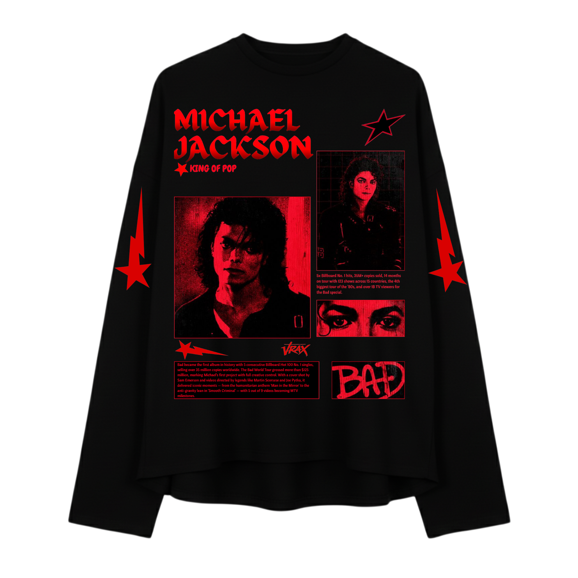 Michael Jackson Full Sleeve Tee